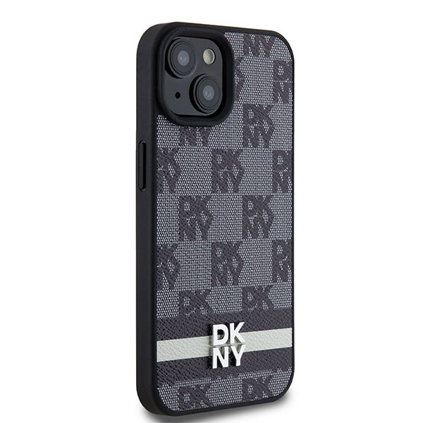 DKNY dėklas iPhone 15 Plus / 14 Plus – juodas