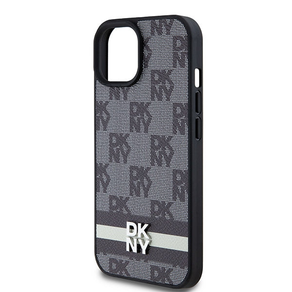 DKNY dėklas iPhone 15 Plus / 14 Plus – juodas