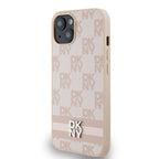 DKNY dėklas iPhone 15 Plus / 14 Plus – rožinis