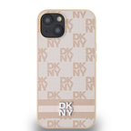 DKNY dėklas iPhone 15 Plus / 14 Plus – rožinis