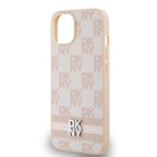 DKNY dėklas iPhone 15 Plus / 14 Plus – rožinis