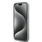 DKNY dėklas iPhone 15 Plus / 14 Plus – smėlinis