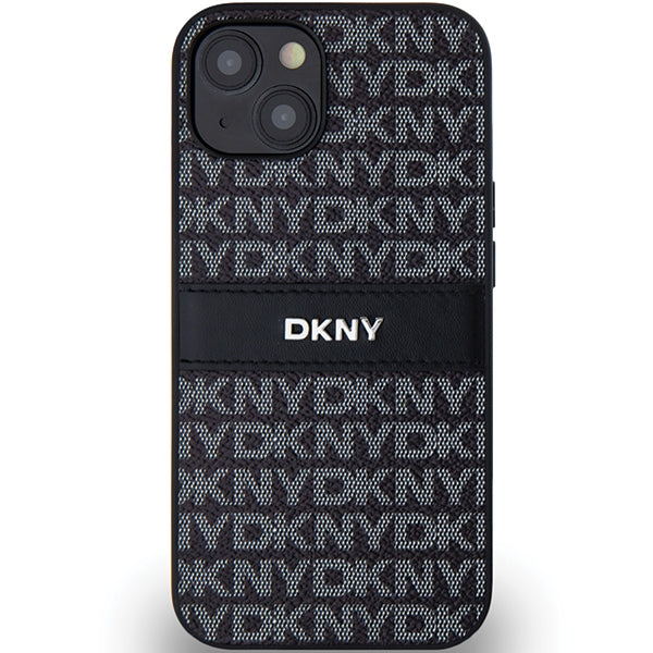 DKNY dėklas iPhone 15 Plus/14 Plus – juodas