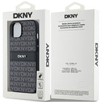 DKNY dėklas iPhone 15 Plus/14 Plus – juodas