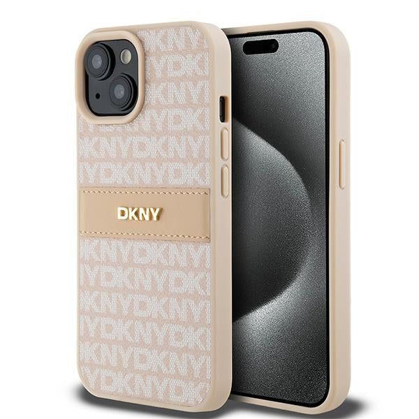DKNY eko odos dėklas iPhone 15 Plus/14 Plus – rožinis