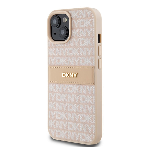 DKNY eko odos dėklas iPhone 15 Plus/14 Plus – rožinis