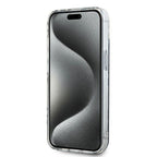 DKNY IML Checkered Mono Pattern dėklas iPhone 15/14/13 – juodas -- iPhone 15