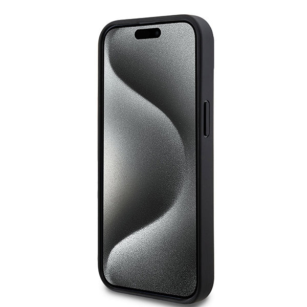 DKNY odinis dėklas iPhone 15/14/13 – juodas