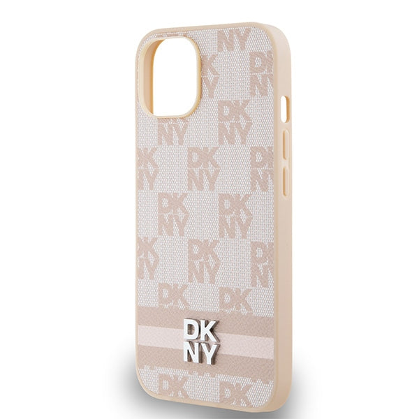 DKNY dėklas iPhone 15/14/13 6,1" – rožinis
