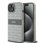 DKNY dėklas iPhone 15/14/13 6,1" – smėlinis