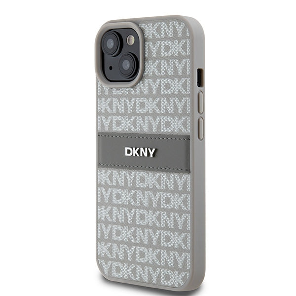 DKNY dėklas iPhone 15/14/13 6,1" – smėlinis
