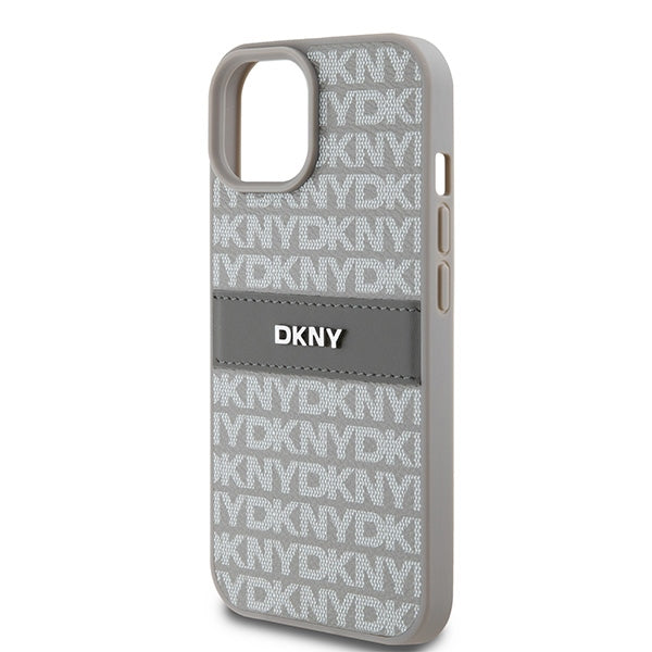 DKNY dėklas iPhone 15/14/13 6,1" – smėlinis