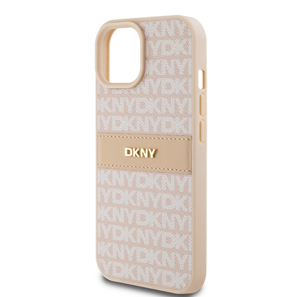 DKNY odinis dėklas iPhone 15/14/13 – rožinis