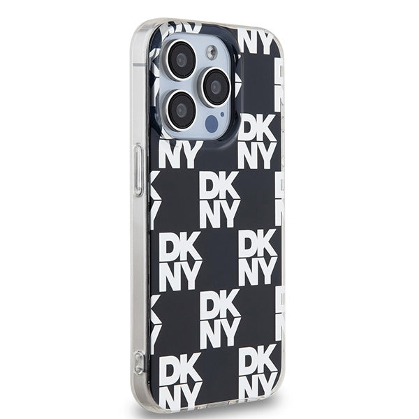 DKNY dėklas iPhone 15 Pro Max – juodas