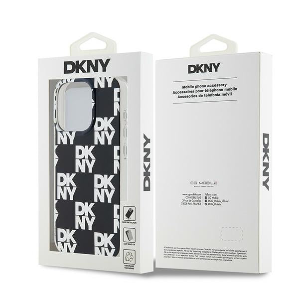 DKNY dėklas iPhone 15 Pro Max – juodas