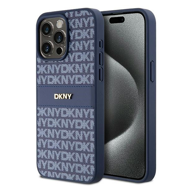 DKNY dėklas iPhone 15 Pro Max – mėlynas