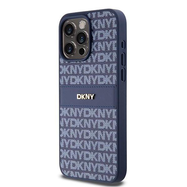 DKNY dėklas iPhone 15 Pro Max – mėlynas