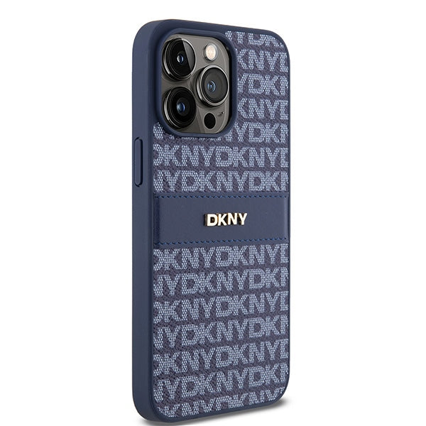 DKNY dėklas iPhone 15 Pro Max – mėlynas