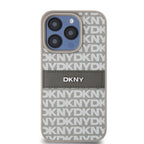 DKNY odinis dėklas iPhone 15 Pro Max – smėlinis