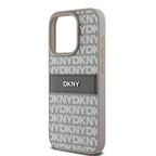 DKNY odinis dėklas iPhone 15 Pro Max – smėlinis
