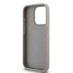 DKNY odinis dėklas iPhone 15 Pro Max – smėlinis