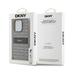 DKNY odinis dėklas iPhone 15 Pro Max – smėlinis