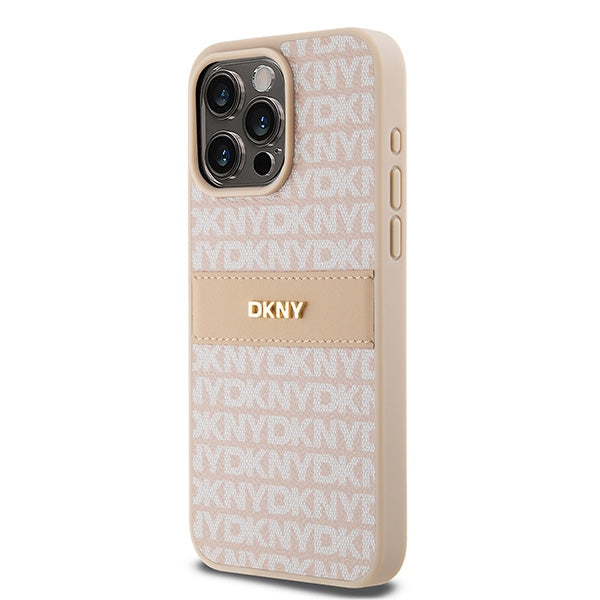 DKNY eko odos dėklas iPhone 15 Pro Max – rožinis