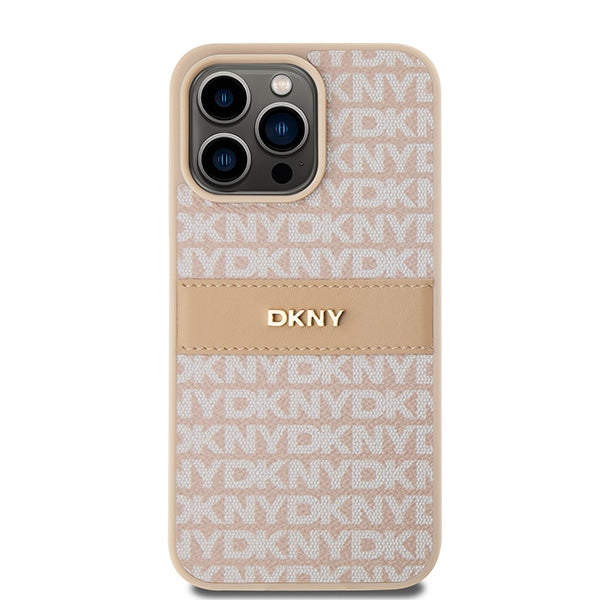DKNY eko odos dėklas iPhone 15 Pro Max – rožinis