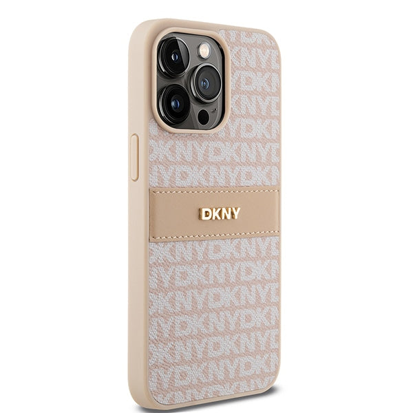 DKNY eko odos dėklas iPhone 15 Pro Max – rožinis