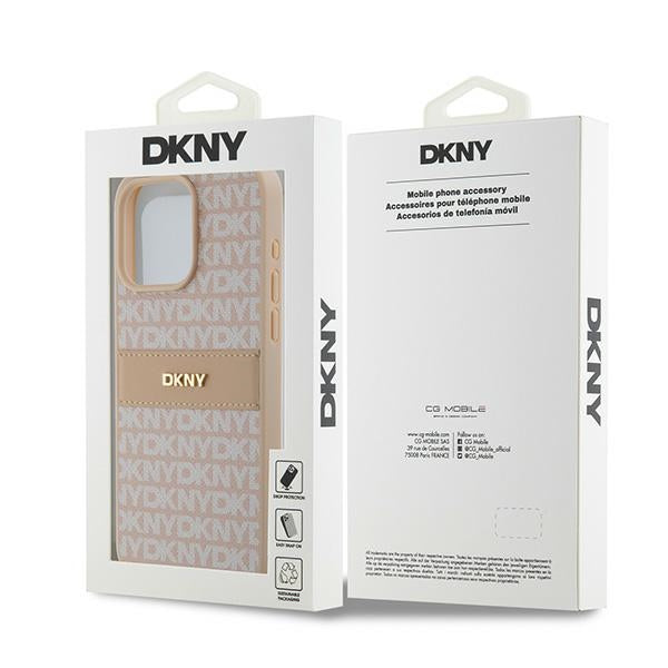 DKNY eko odos dėklas iPhone 15 Pro Max – rožinis