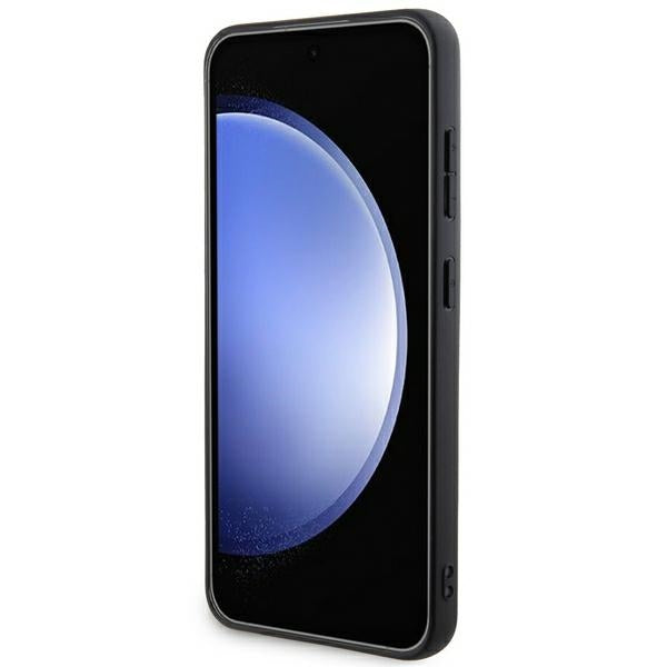 DKNY Mono Stripe & Metal Logo dėklas Samsung Galaxy S24+ – juodas