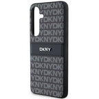 DKNY Mono Stripe & Metal Logo dėklas Samsung Galaxy S24+ – juodas