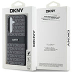 DKNY Mono Stripe & Metal Logo dėklas Samsung Galaxy S24+ – juodas