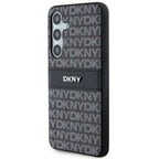 DKNY Mono Stripe & Metal Logo dėklas Samsung Galaxy S24+ – juodas