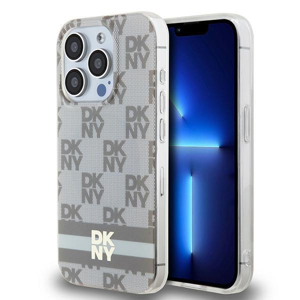 DKNY MagSafe dėklas iPhone 13/13 Pro – smėlio