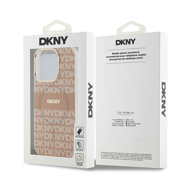 DKNY MagSafe dėklas iPhone 13/13 Pro – rožinis