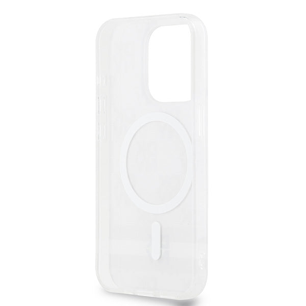 DKNY MagSafe dėklas iPhone 14 Pro – smėlinis