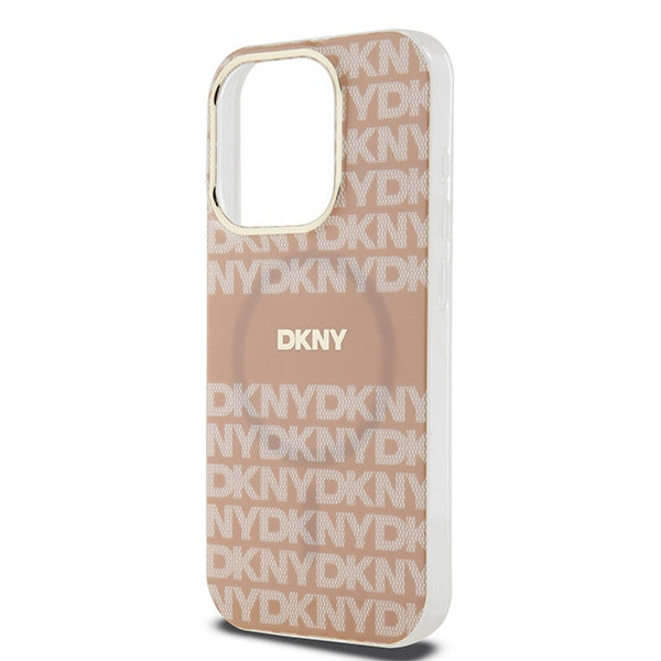 DKNY MagSafe dėklas iPhone 14 Pro – rožinis