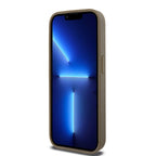 DKNY MagSafe dėklas iPhone 14 Pro – rudas