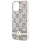 DKNY MagSafe dėklas iPhone 15/14/13 6.1 – smėlio