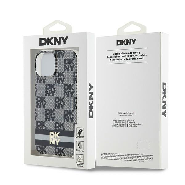 DKNY MagSafe dėklas iPhone 15/14/13 6,1" – juodas