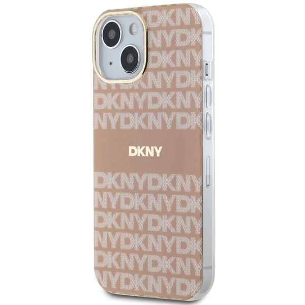 DKNY MagSafe dėklas iPhone 15/14/13 6.1 – rožinis