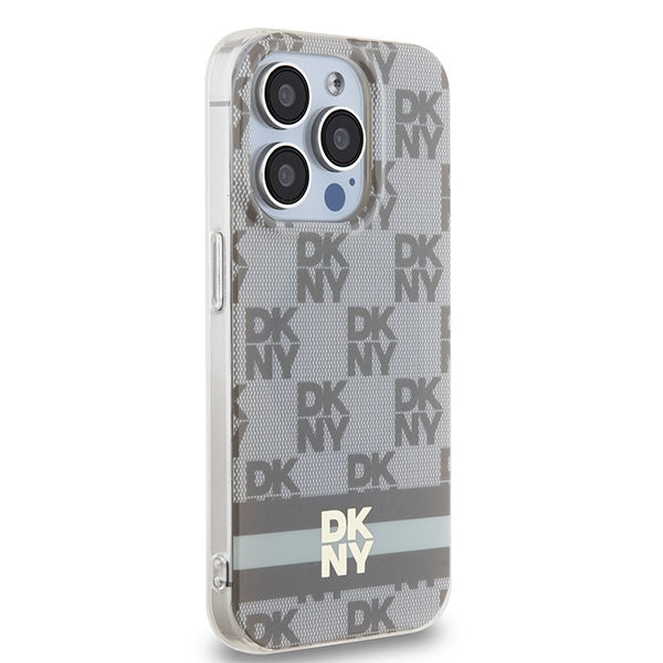DKNY MagSafe dėklas iPhone 14 Pro Max – smėlio