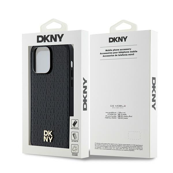 DKNY MagSafe dėklas iPhone 14 Pro Max – juodas