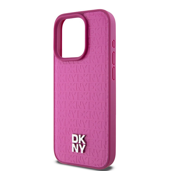 DKNY MagSafe dėklas iPhone 15 Pro – rožinis