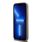 DKNY MagSafe dėklas iPhone 15 Pro – rudas