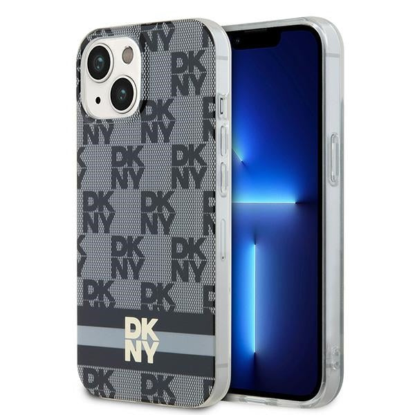 DKNY MagSafe dėklas iPhone 15 Plus / 14 Plus – juodas