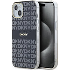 DKNY MagSafe dėklas iPhone 15 Plus / 14 Plus – juodas