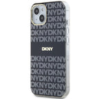DKNY MagSafe dėklas iPhone 15 Plus / 14 Plus – juodas