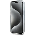 DKNY MagSafe dėklas iPhone 15 Plus / 14 Plus – juodas